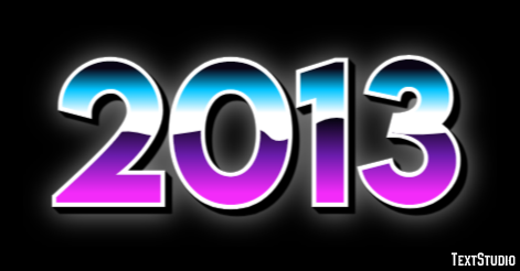 2013 Text Effect