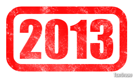 2013 Text Effect
