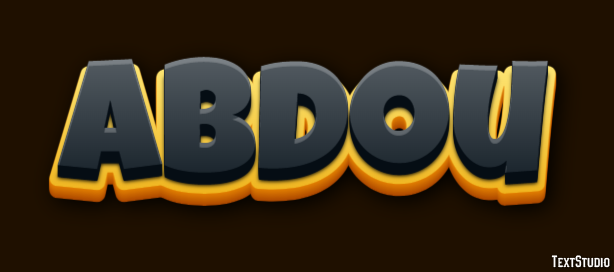 Abdou Эффект текста