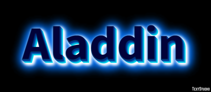 Aladdin Text Effect