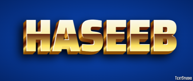 Haseeb Efecto de Texto