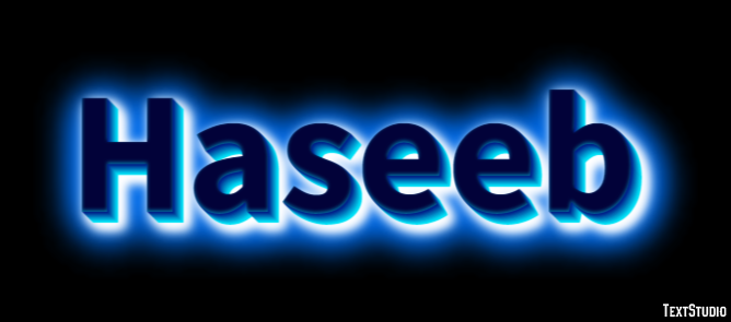 Haseeb Efecto de Texto
