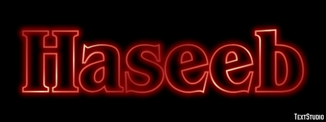Haseeb Efecto de Texto