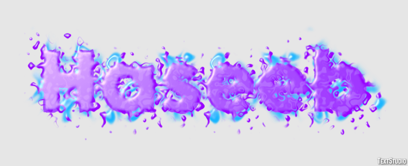 Haseeb Efecto de Texto