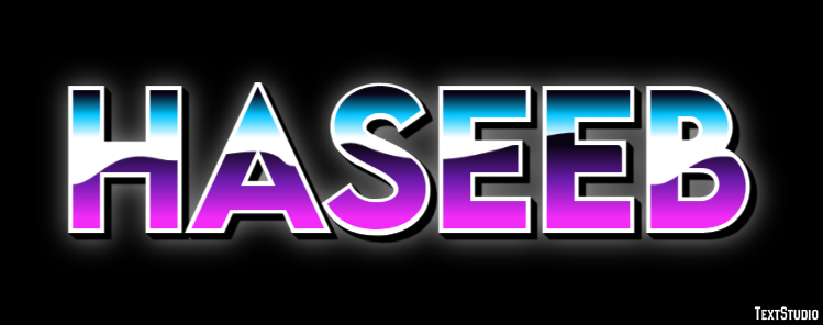 Haseeb Efecto de Texto