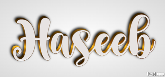 Haseeb Efecto de Texto