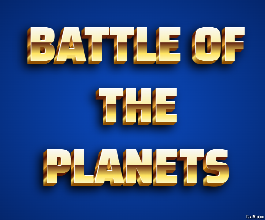 Battle of the Planets Text Effect