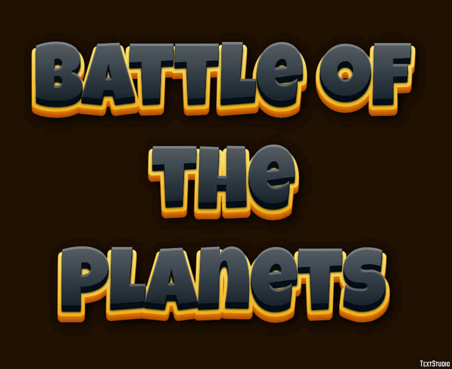 Battle of the Planets Text Effect