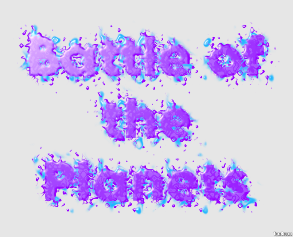 Battle of the Planets Text Effect