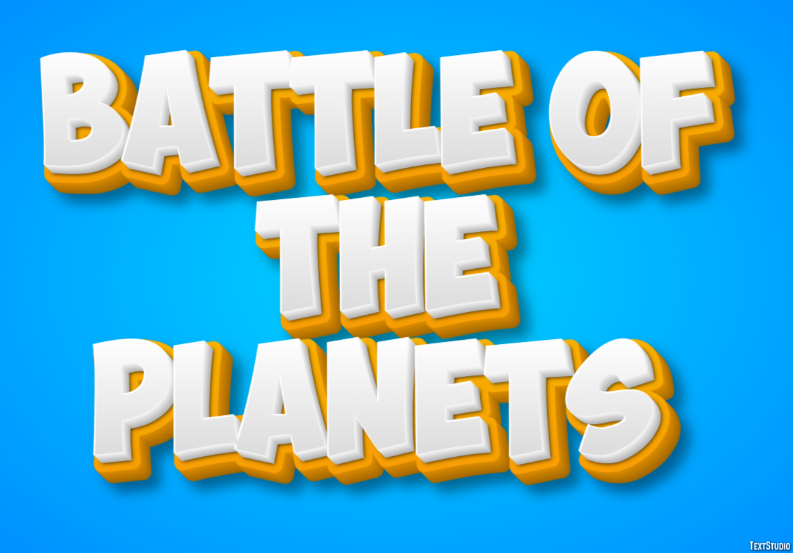Battle of the Planets Text Effect