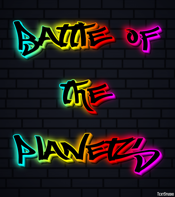 Battle of the Planets Text Effect
