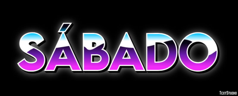 Sábado Effetto testo