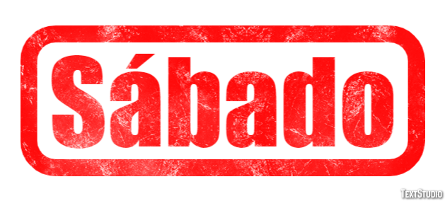 Sábado Effetto testo