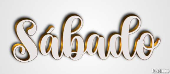 Sábado Effet de Texte