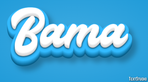 Bama Text Effect