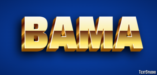 Bama Text Effect