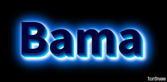 Bama Text Effect