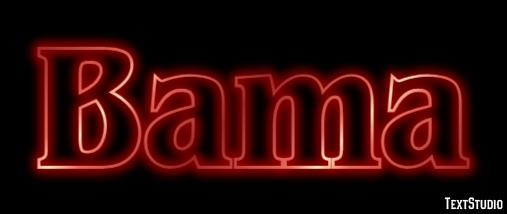 Bama Text Effect