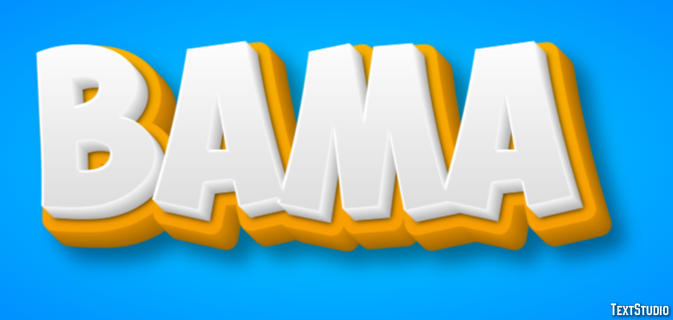 Bama Text Effect
