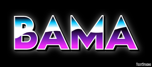 Bama Text Effect