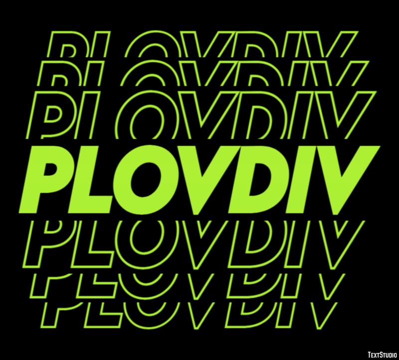 Plovdiv Efekt tekstowy