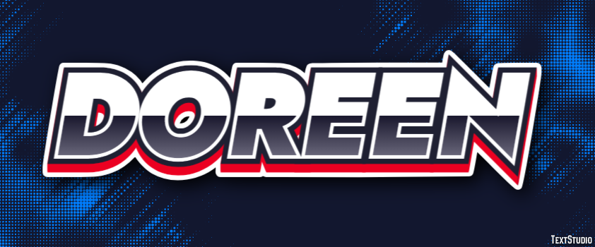 Doreen Text effect