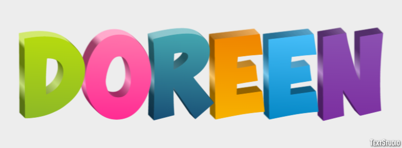 Doreen Text effect