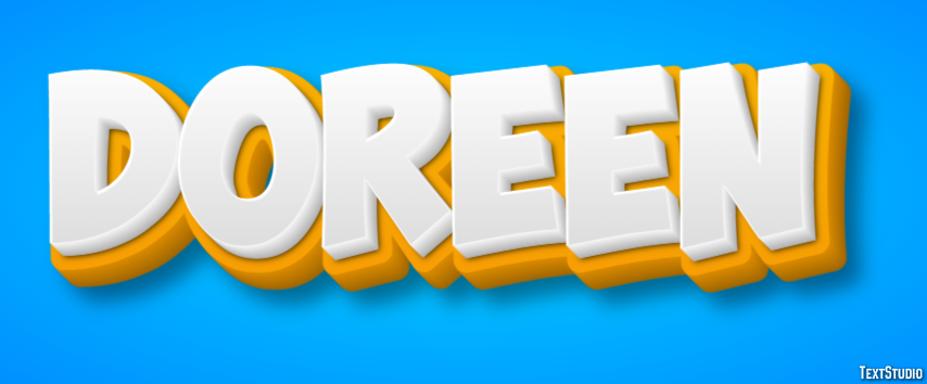 Doreen Text effect