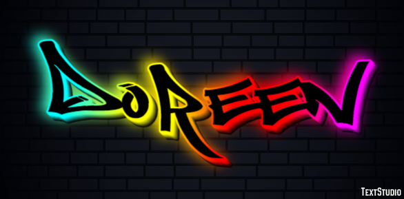 Doreen Text effect