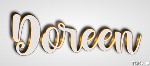 Doreen Text effect