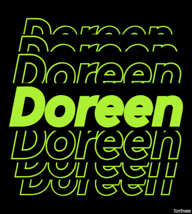 Doreen Text Effect