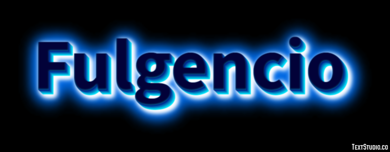 Fulgencio Efecto de texto