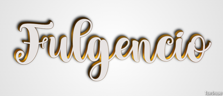 Fulgencio Efecto de texto