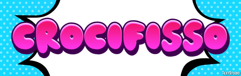 Crocifisso Effetto testo