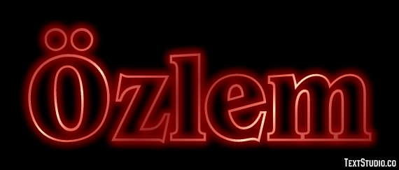 Özlem Effetto testo