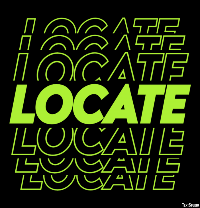 Locate Text Effect