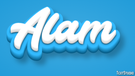 Alam Эффект текста