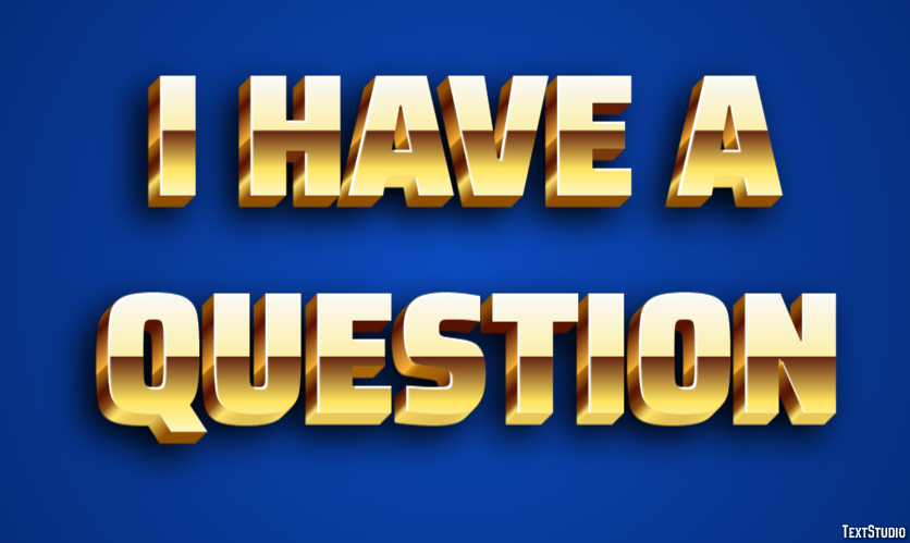 I have a question Text Effect