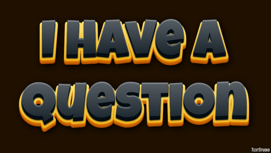 I have a question Text Effect