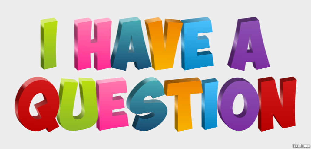 I have a question Efecto de Texto