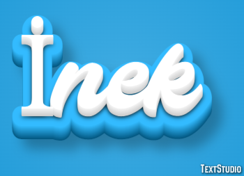 İnek Texteffekt
