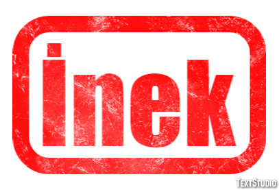 İnek Texteffekt