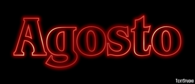 Agosto Texteffekt