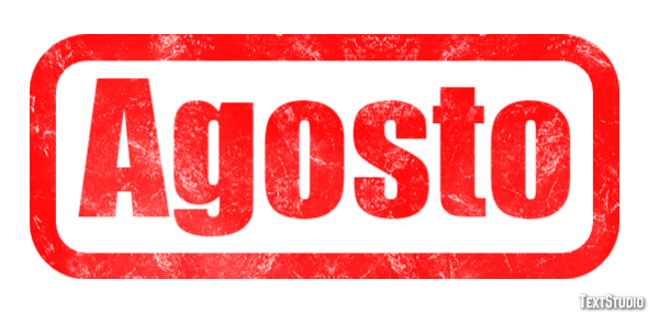 Agosto Texteffekt