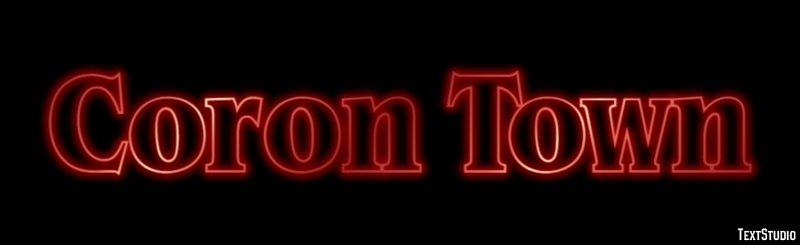 Coron Town Effetto testo