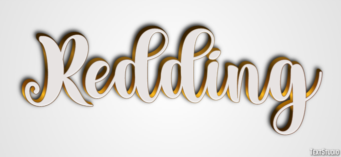 Redding Efecto de Texto