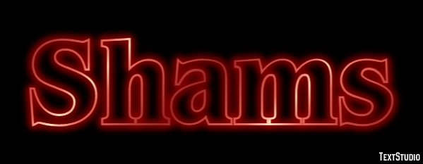Shams Text effect