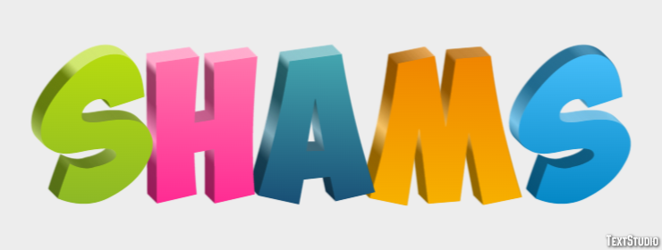 Shams Text effect