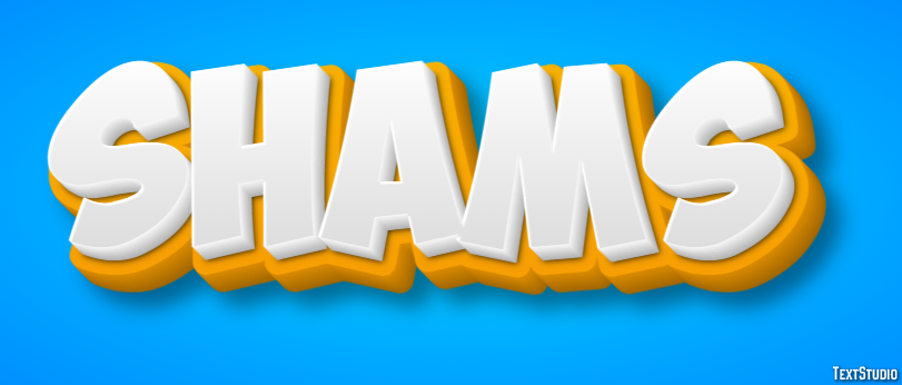 Shams Text effect