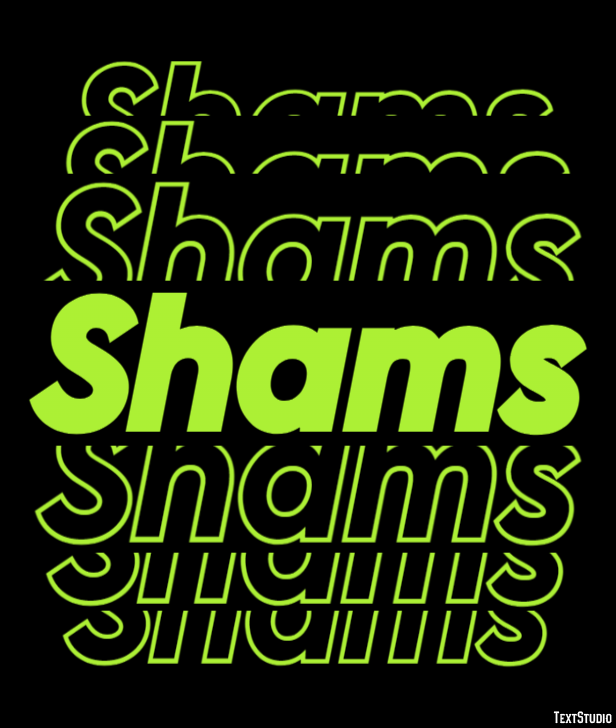 Shams Text effect